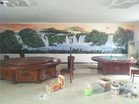 扬州墙绘-写实风景