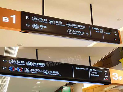 扬州如何通过商场标识牌引导客流分布？