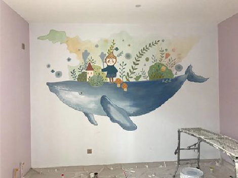 扬州手绘墙的特点及优势。